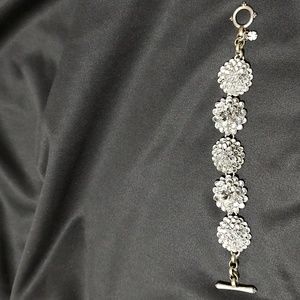 Lucky Brand Silver Tone Magnolia Bracelet